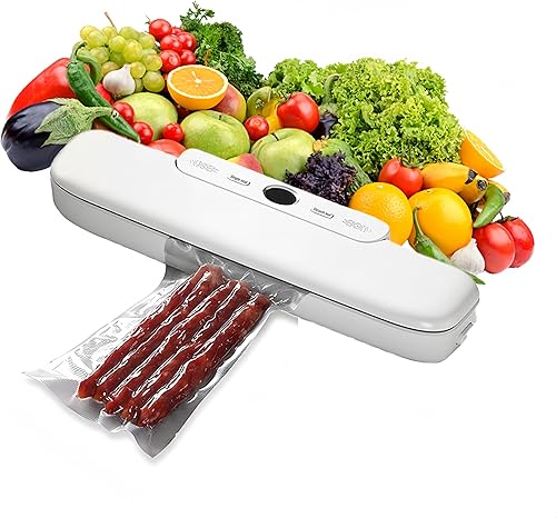 Miniatura 1 de Máquina selladora al vacío LaType 2025 para almacenamiento de alimentos, sistema automático compacto de sellado de aire con tecnología a prueba de