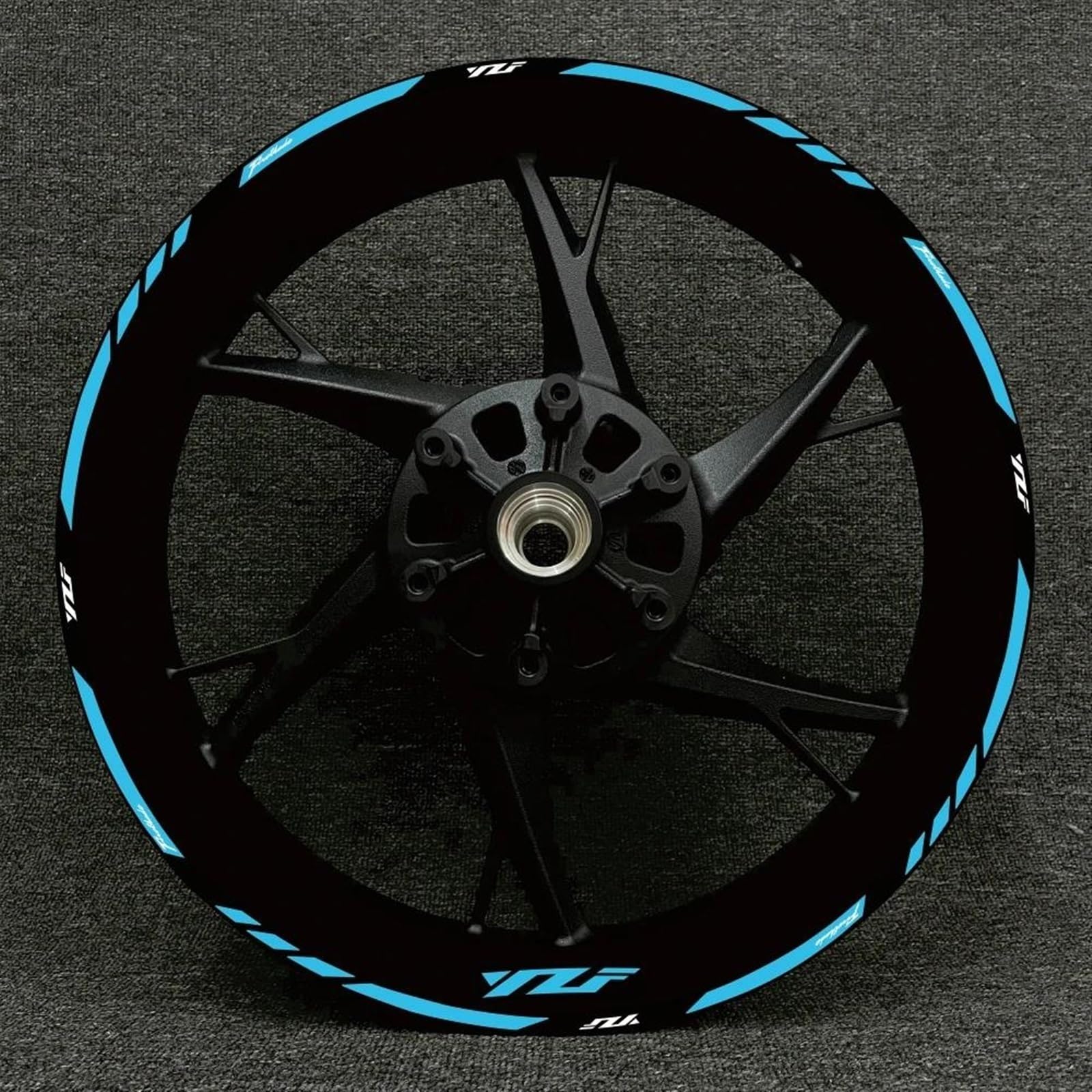 Stickers Motorcycle Accessories Wheel Stickers Reflective Rim Motorbike Waterproof Decals for Yamaha MT-09 MT09 MT07 MT10(Style 25)