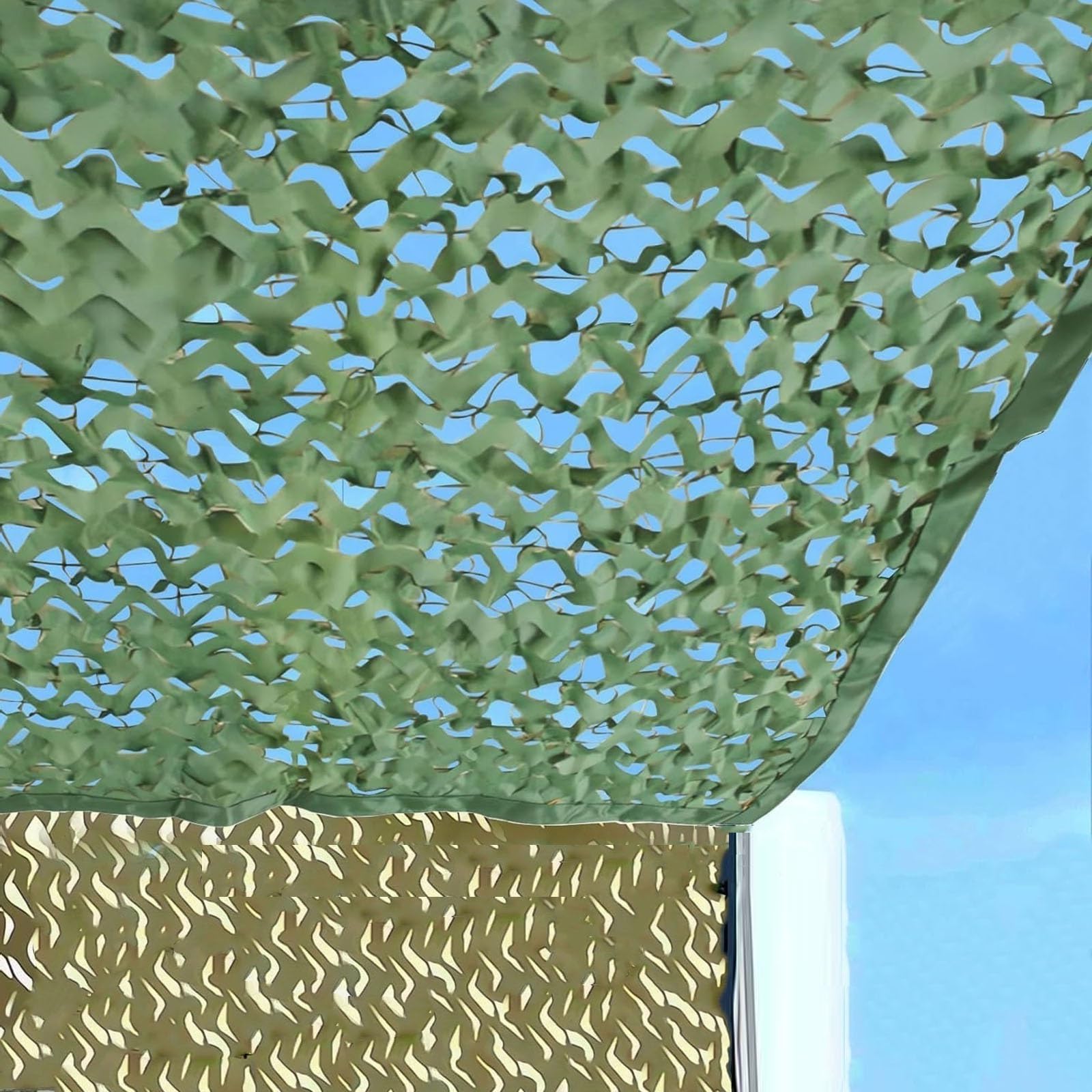 KLGFBDC Netting 10x8mGreen Leaf Cutting Mesh for Sunshade Patio Decor Camping Garden Farm Shelter Car Cover Hidden Party Canopy