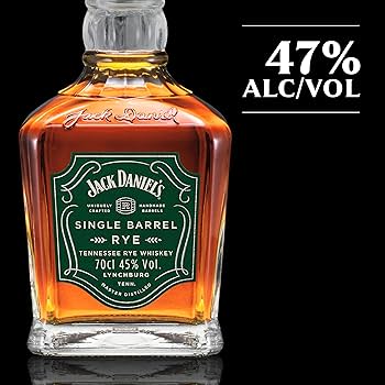 Jack Daniel's Single Barrel Rye Whiskey, 70cl