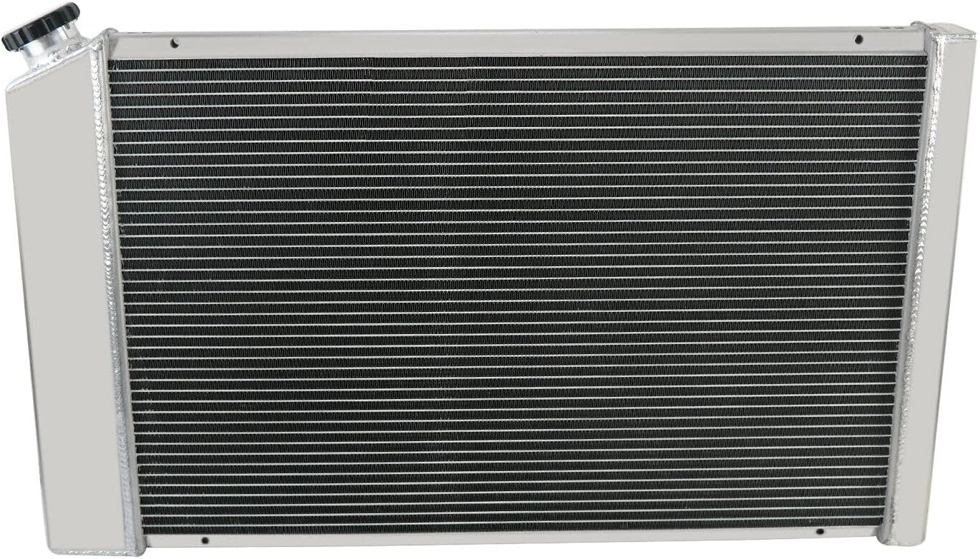 3 Row Aluminum Radiator+Shroud+Fan for Chevy 1970-1981 Camaro/ 78-87 Monte Carlo, Replacement Radiator, aluminum radiator, Radiators