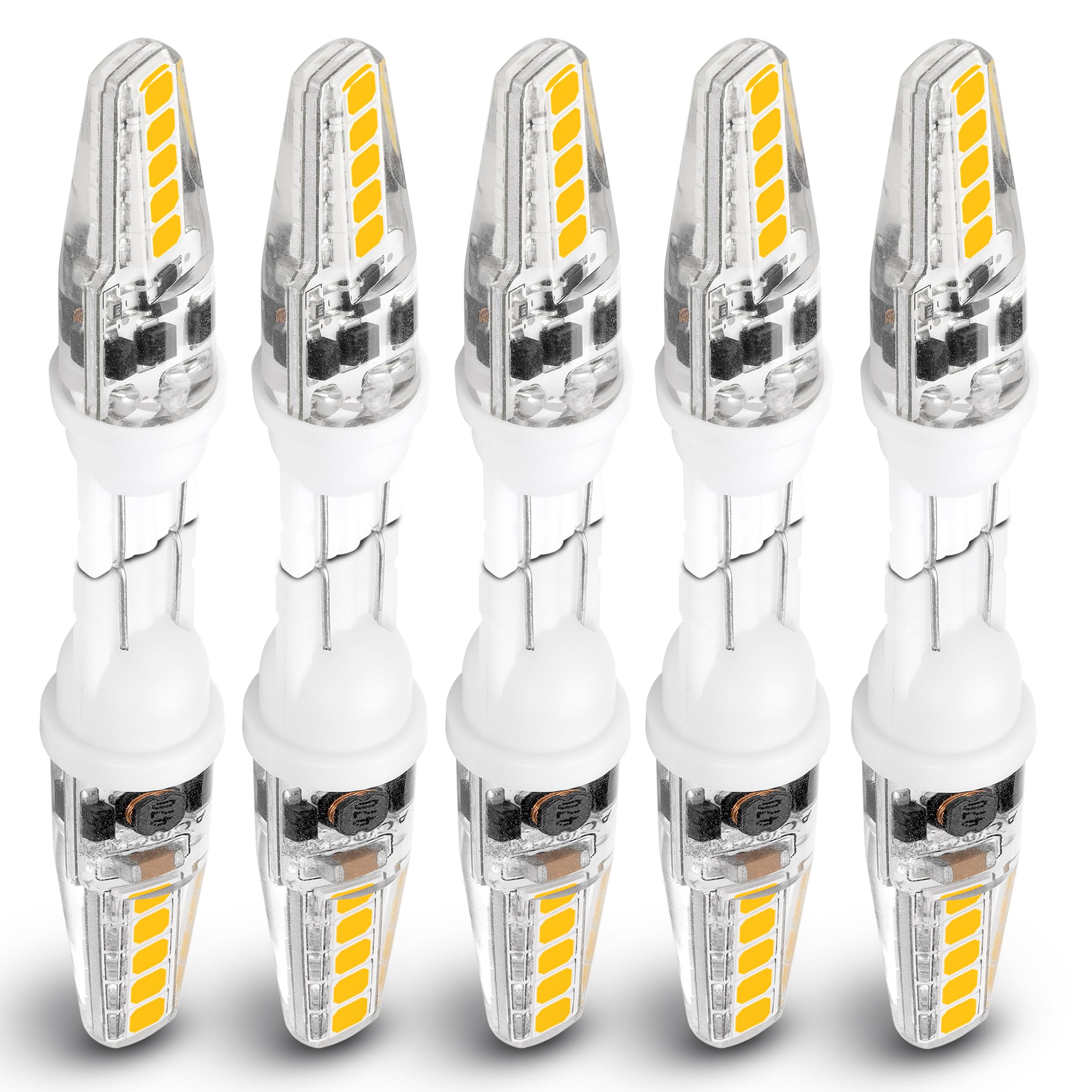 Xyanmc T5 T10 Wedge Base LED Landscape Bulbs 12 Volt Low Voltage