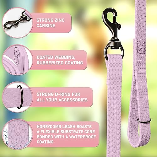 Miniatura 48 de Correa impermeable para perro de 6 pies, fabricada en Estados Unidos, correas resistentes para perros grandes, medianos y pequeños, entrenamiento