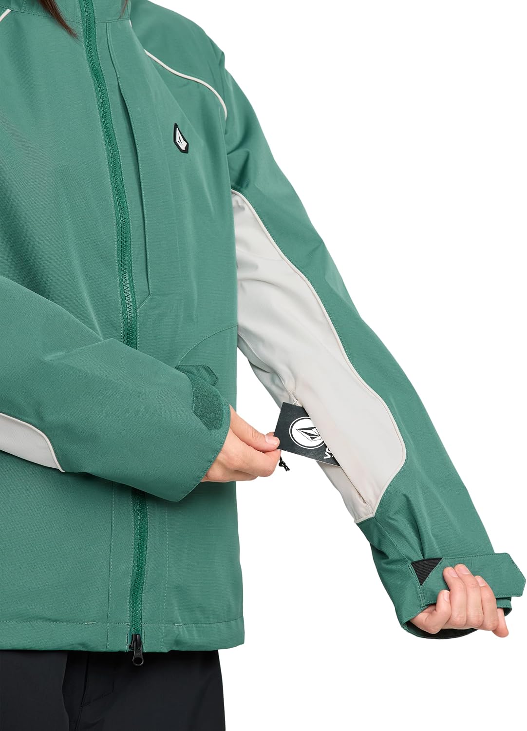 Volcom Women's Stone Smokeshow 20k Snowboard Jacket – Waterproof 2-layer, Short Fit