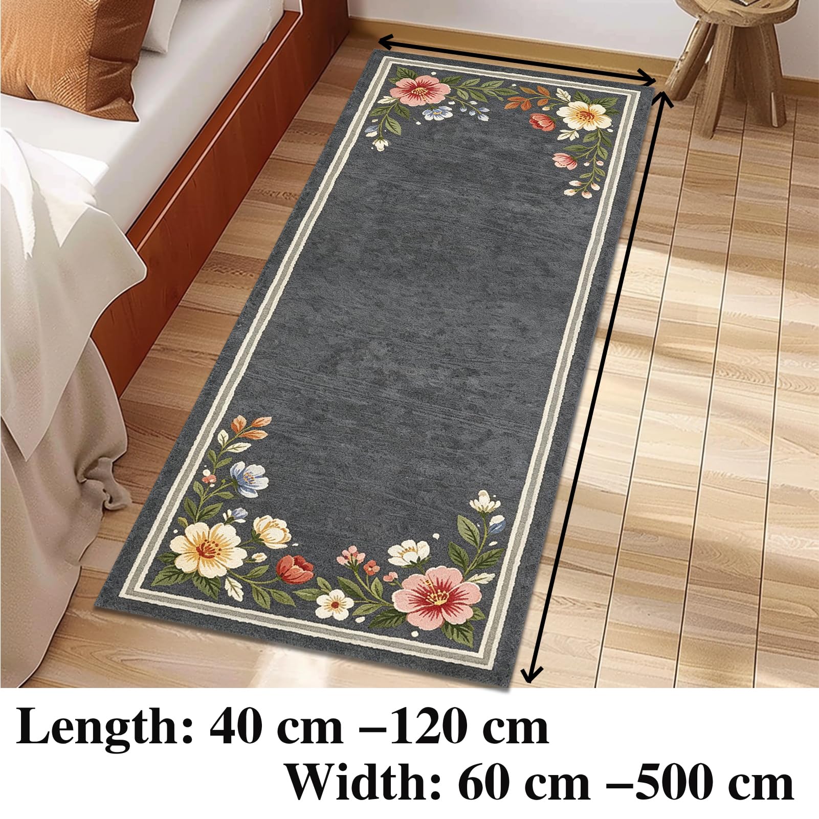 Dywaniki chodnik chodnik kuchenny antypoślizgowy dywan 90 x 500 cm