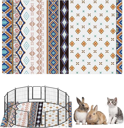 Vista 94 de BNOSDM Alfombra grande lavable de 79 x 55 pulgadas para conejos, almohadilla antideslizante grande para conejos, cojín reutilizable de conejo