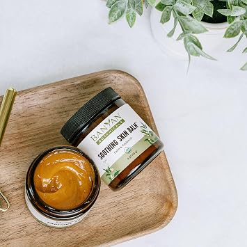 Banyan Botanicals Soothing Skin Balm Organic Herbal Skin Care Salve with Neem Leaf and Vetiver Cooling and Soothing Balm For Natural Skin Health 4 oz Non GMO Sustainably Sourced Petroleum Free