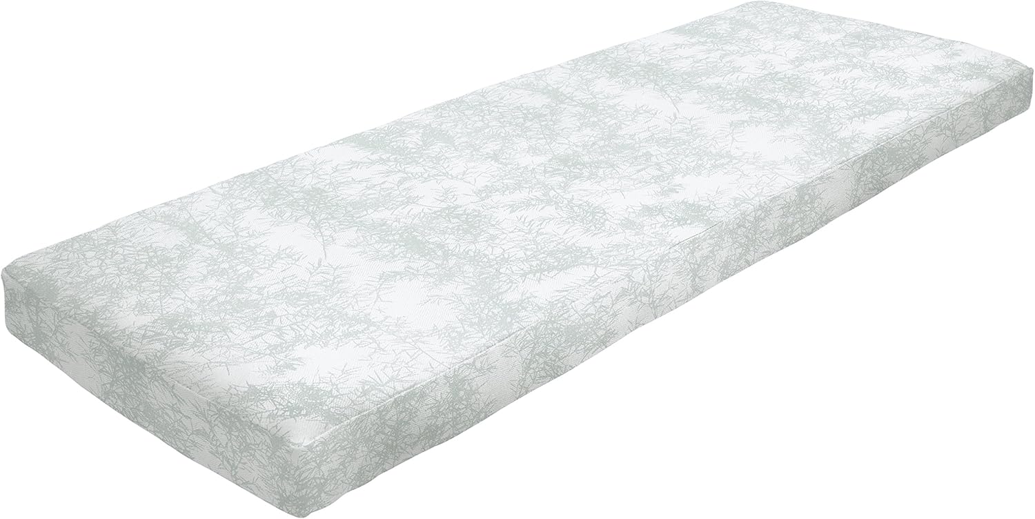 20643 Custom Zipped Knife Edge Bench Cushion, 48" x 17" x 3.5", Rosemary Serenity