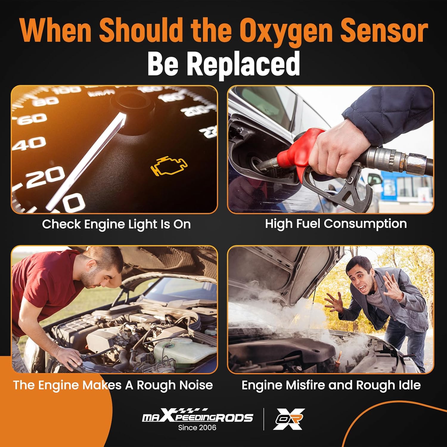 maXpeedingrods Oxygen O2 Sensor Air Fuel Ratio 234-5060 Upstream for Nissan Altima Armada Frontier Maxima Murano Pathfinder Quest Titan Xterra, for Infiniti FX45 M45 Q45 QX56