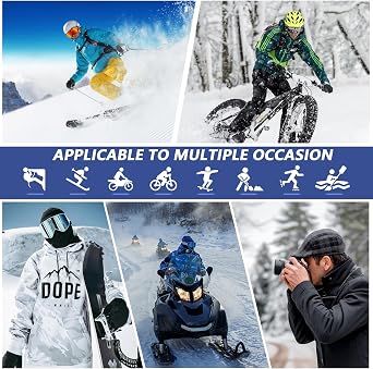 QKURT 2 Pcs Distressed Balaclava, Knitted Ski Mask Full Face Windproof Warm Cool Hat, Motorcycle Cycling Winter Warm Face Mask Special Party Dress-up for Men