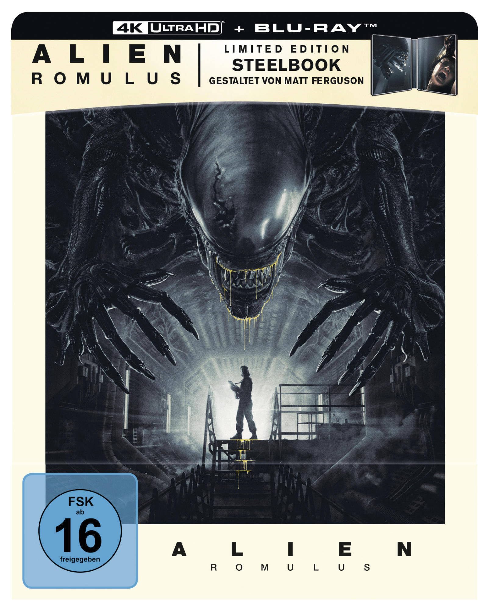 Alien: Romulus – Lim. Steelbook (4K Ultra HD + Blu-ray)