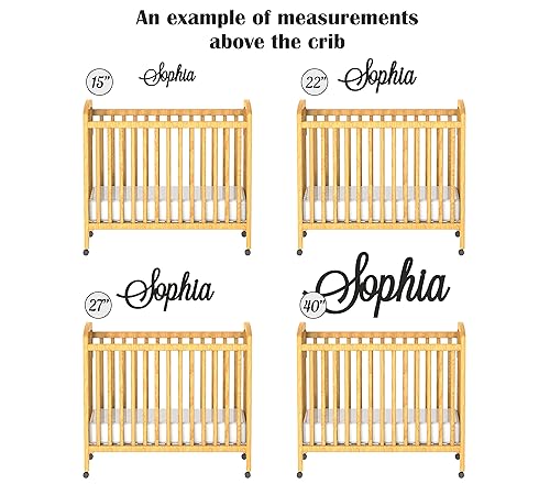 Miniatura 4 de Personalized Wooden Name Sign for Nursery Wall Letters Custom Baby Name Sign for Wall Room Decor