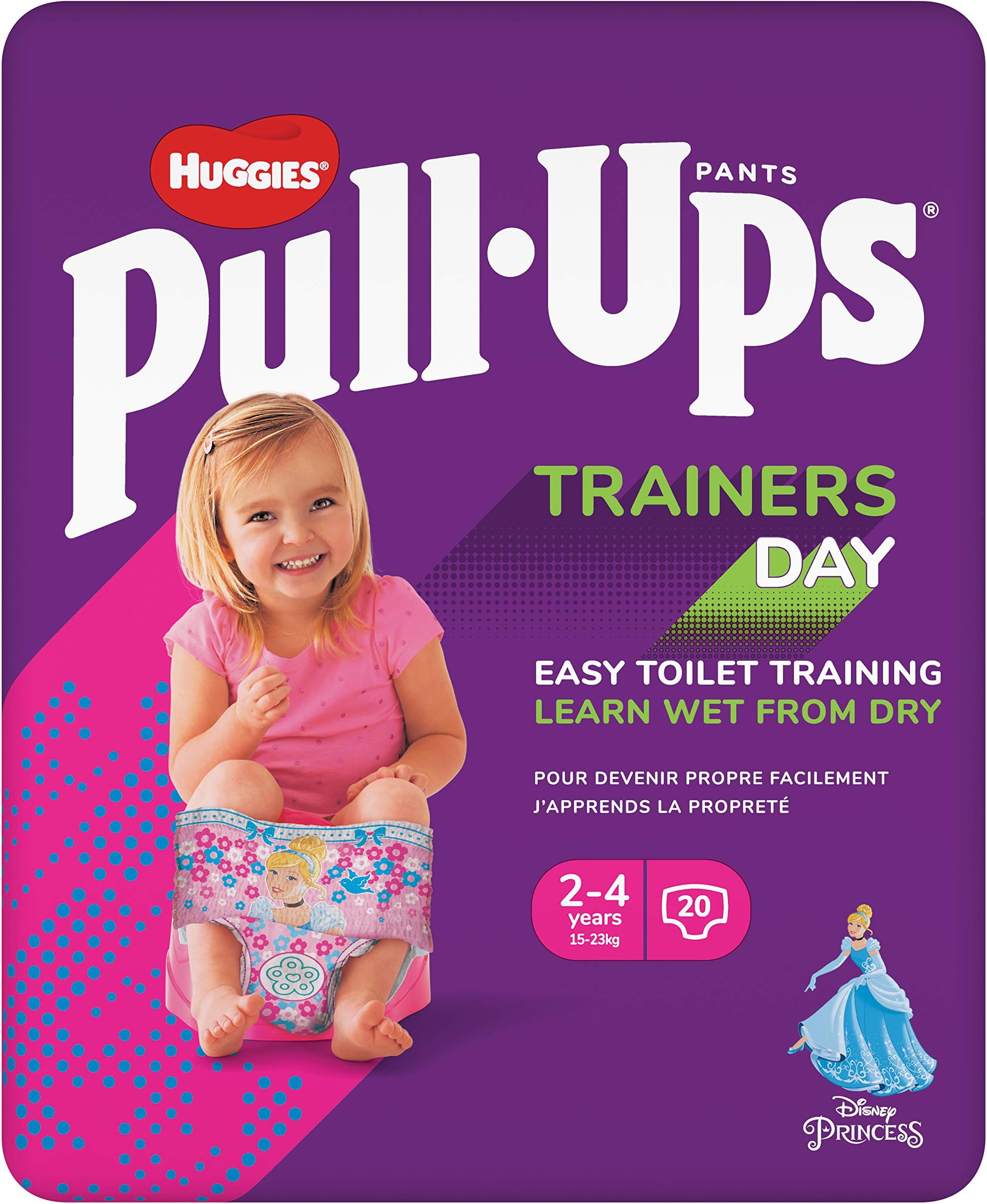 Pull-Ups® Day Time Nappy Pants, Girl Size 6, 20 Pants