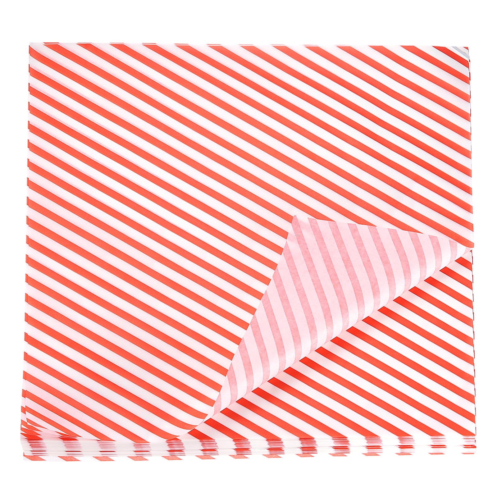 HARFINGTON 100 hojas de papel encerado de rayas cuadradas de 11.8 x 11.8 pulgadas, papel de envoltura de alimentos secos que absorbe el aceite para sándwich, forros de papel para hornear, cesta de