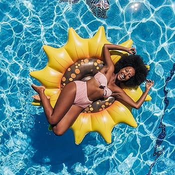 Amazon.com: PoolCandy Giant Inflatable Sunflower Island Pool