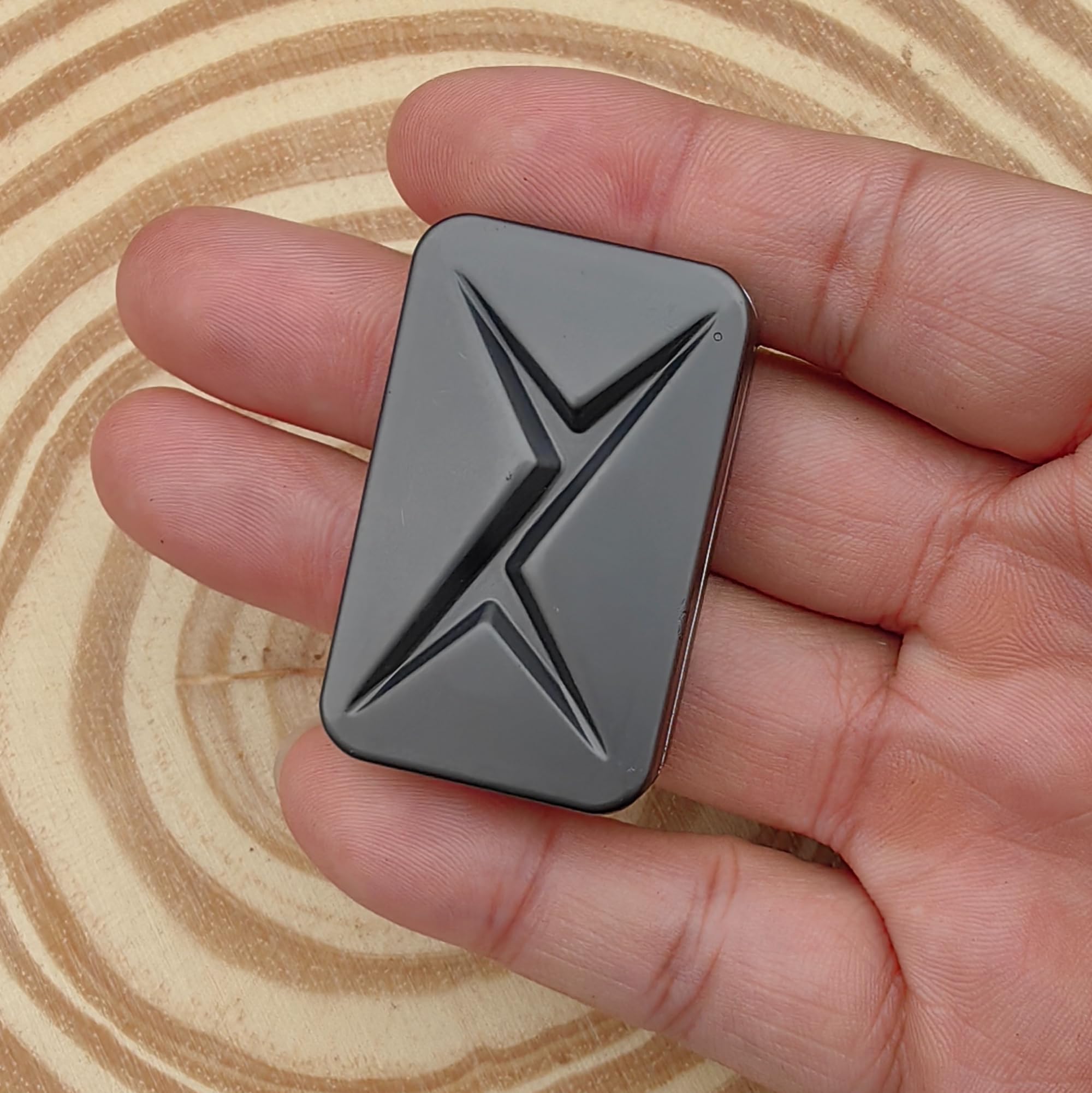 T-Conceal EDC Fidget Sliders Slider Metal Fidget Toys Stress Relief For Adults Magnetic Metal Infinite fidget (Black) โ image 1