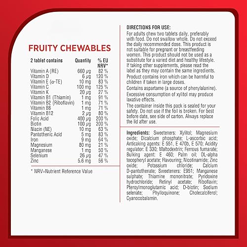 Miniatura 2 de Fruity Chewables Tablets 30 tabletas masticables - 1 paquete