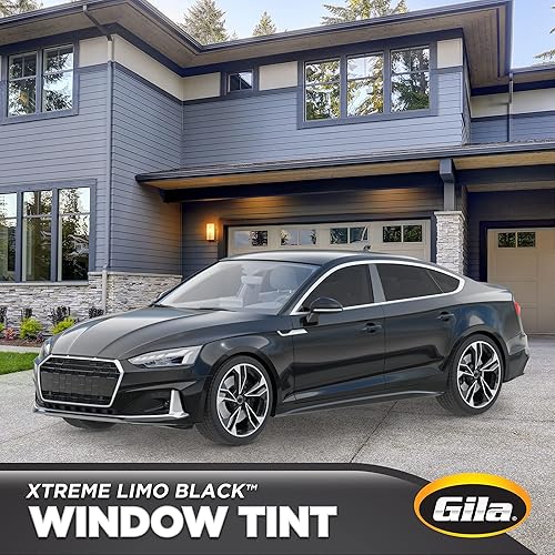Miniatura 2 de Gila Xtreme Limo - Tinte automotriz para polarizado de ventana 2.5% VLT, control de deslumbramiento, bloqueo UV, 24 x 78 pulgadas (2 x 6.5 pies)