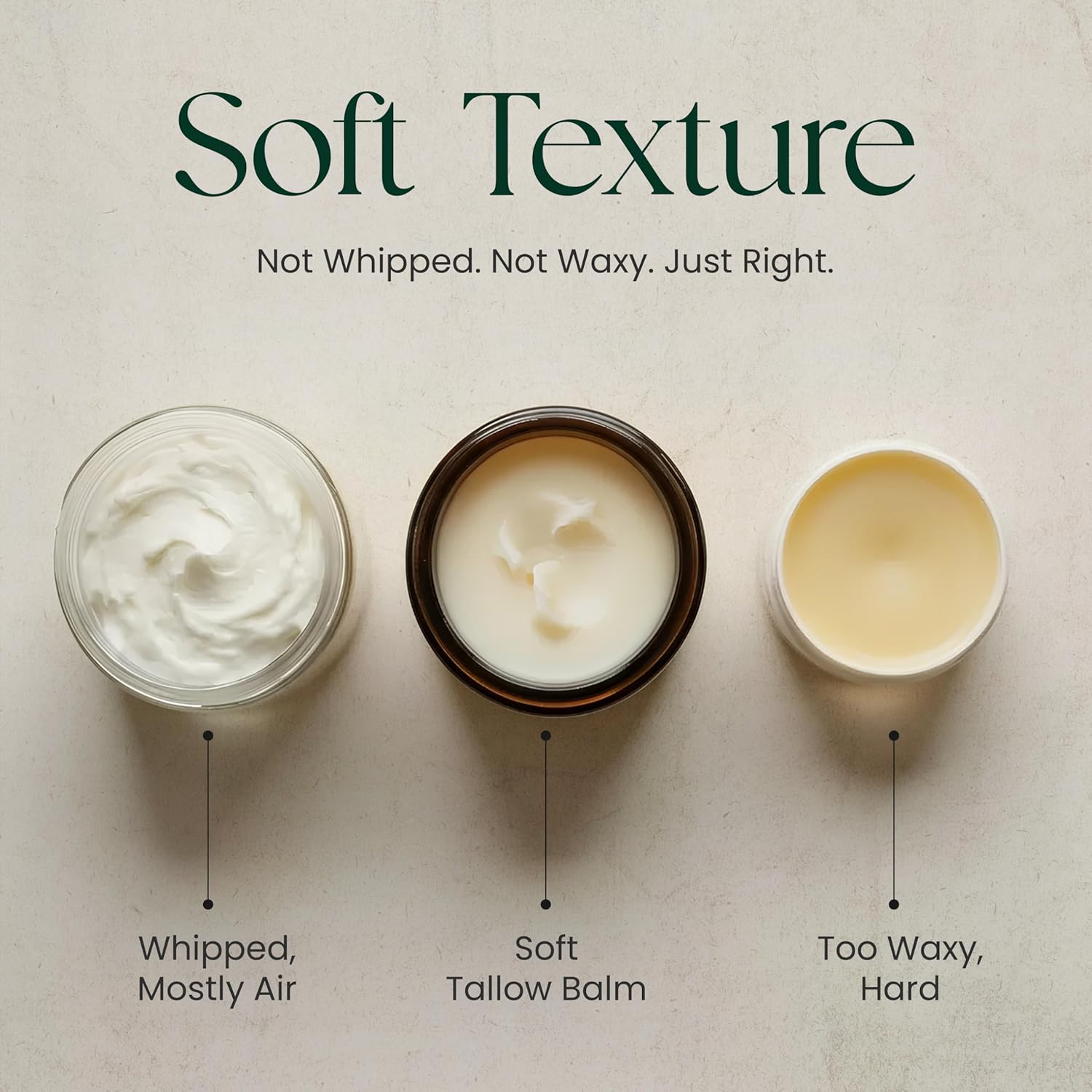 Beef Tallow for Skin - Tallow And Herbal Balm For Face - Gift Ready Box - Tallow Face Moisturizer - Tallow Balm - Grass Fed Tallow Face Cream Lotion (5.0 Oz, Herbal-Rose) - Image 7