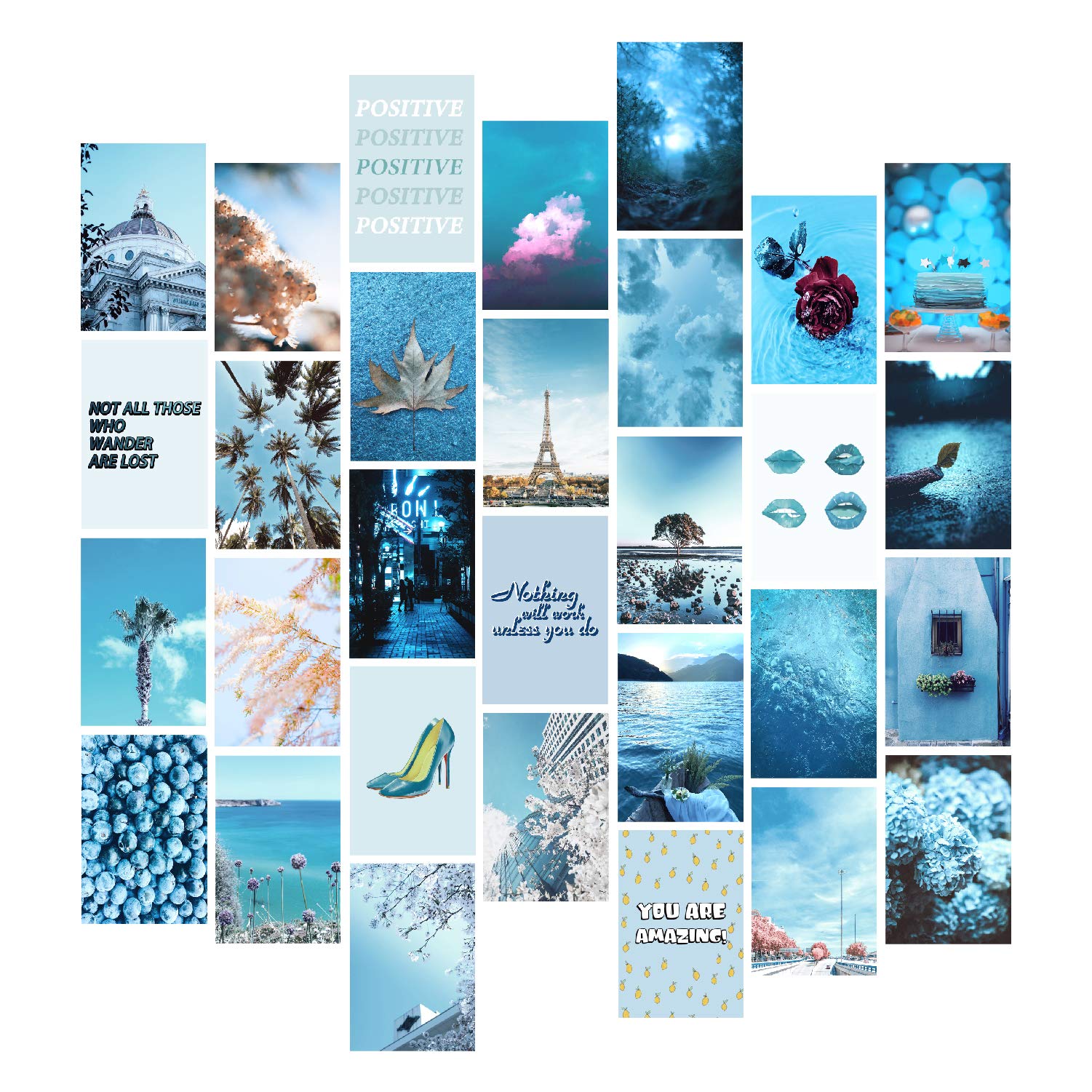 Buy YUMKNOW Aesthetic Wall Collage Kit 4x6 inch Set of 30, Teen