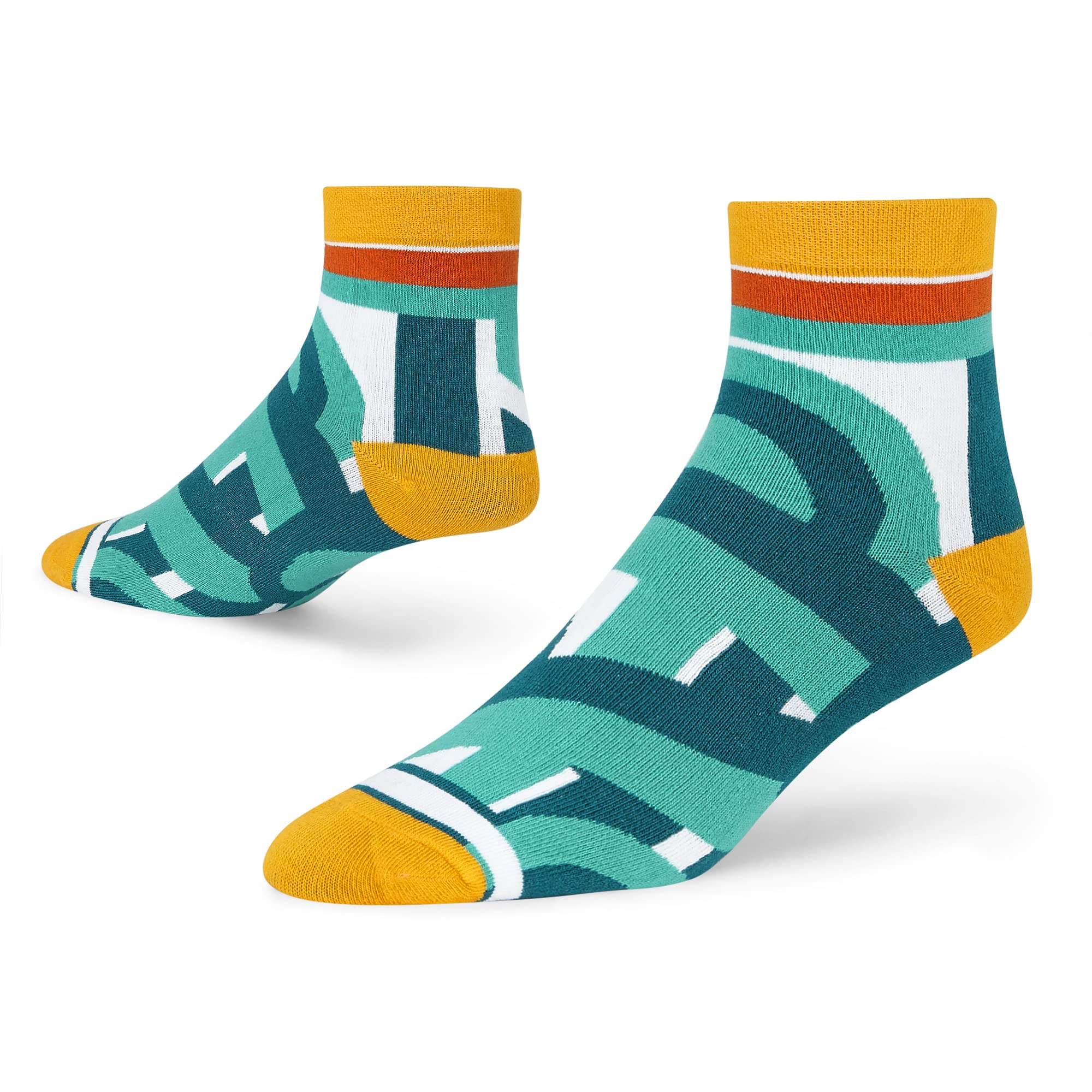 dynamocks Men's and Women's Combed Cotton Ankle Length Socks (Pack of 1) (Multicolour, Free Size)-picture-35