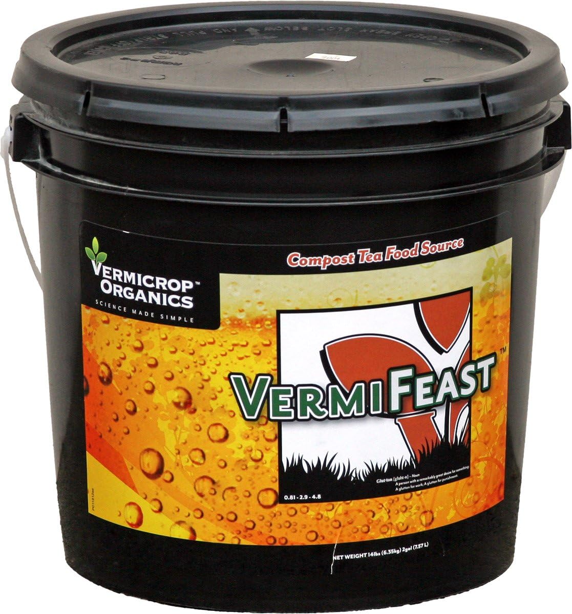 Vermicrop VCFEAST2 VermiFeast Compost Tea Food Source, 2 gal