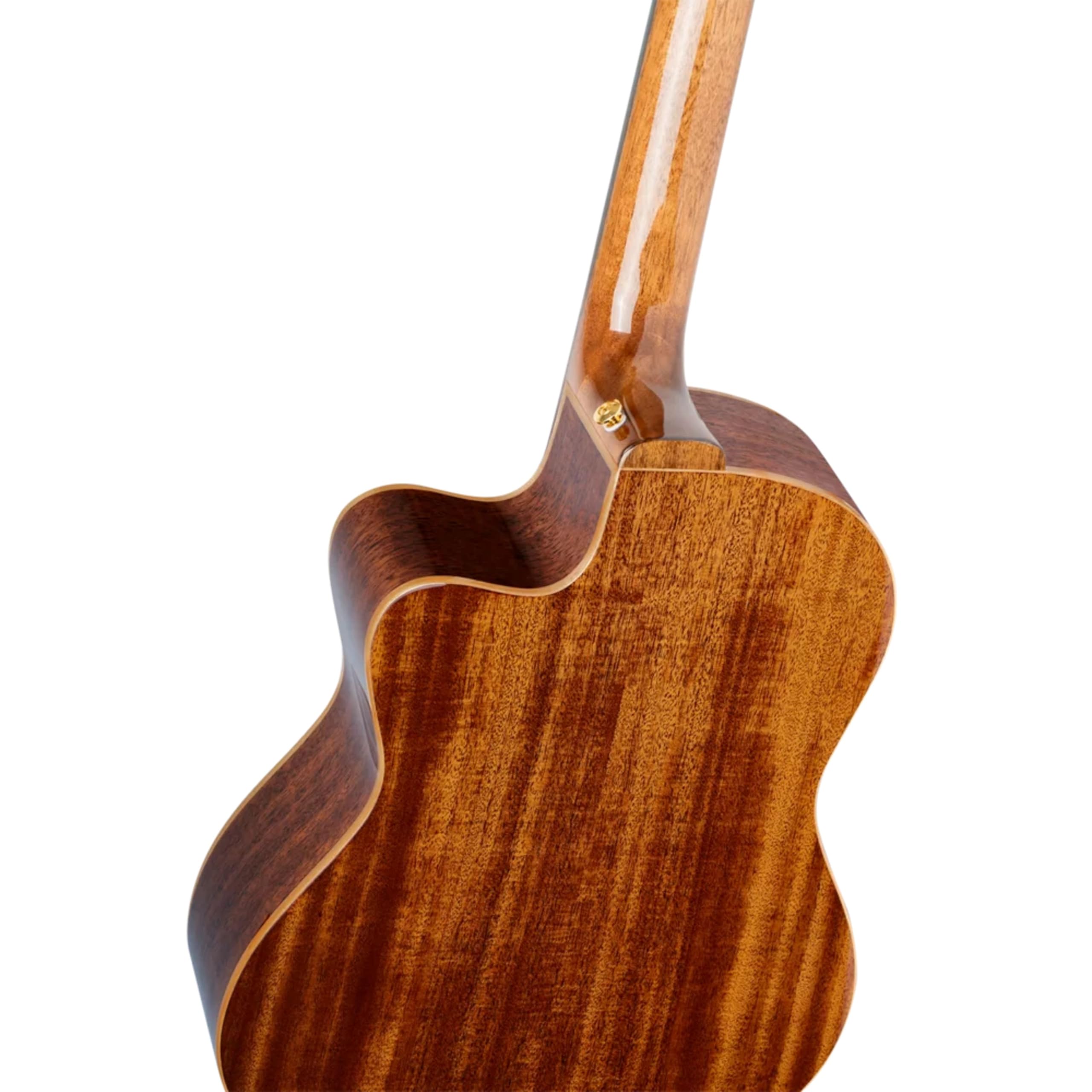 Ortega RCE138SN - Chitarra 4/4 da concerto, a spalla mancante, con manico di 48 mm e preamplificatore, custodia imbottita e tracolla comprese