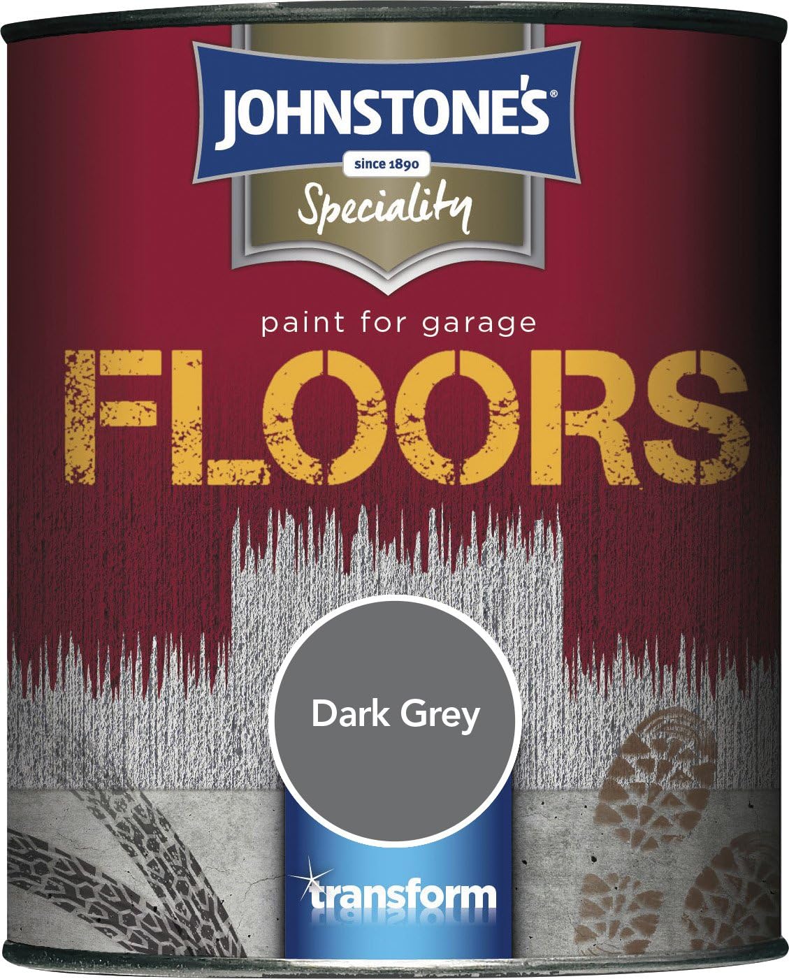 Johnstone's Garage Floor Paint - Dark Grey 2.5L, 2.5 l (Pack of 1)