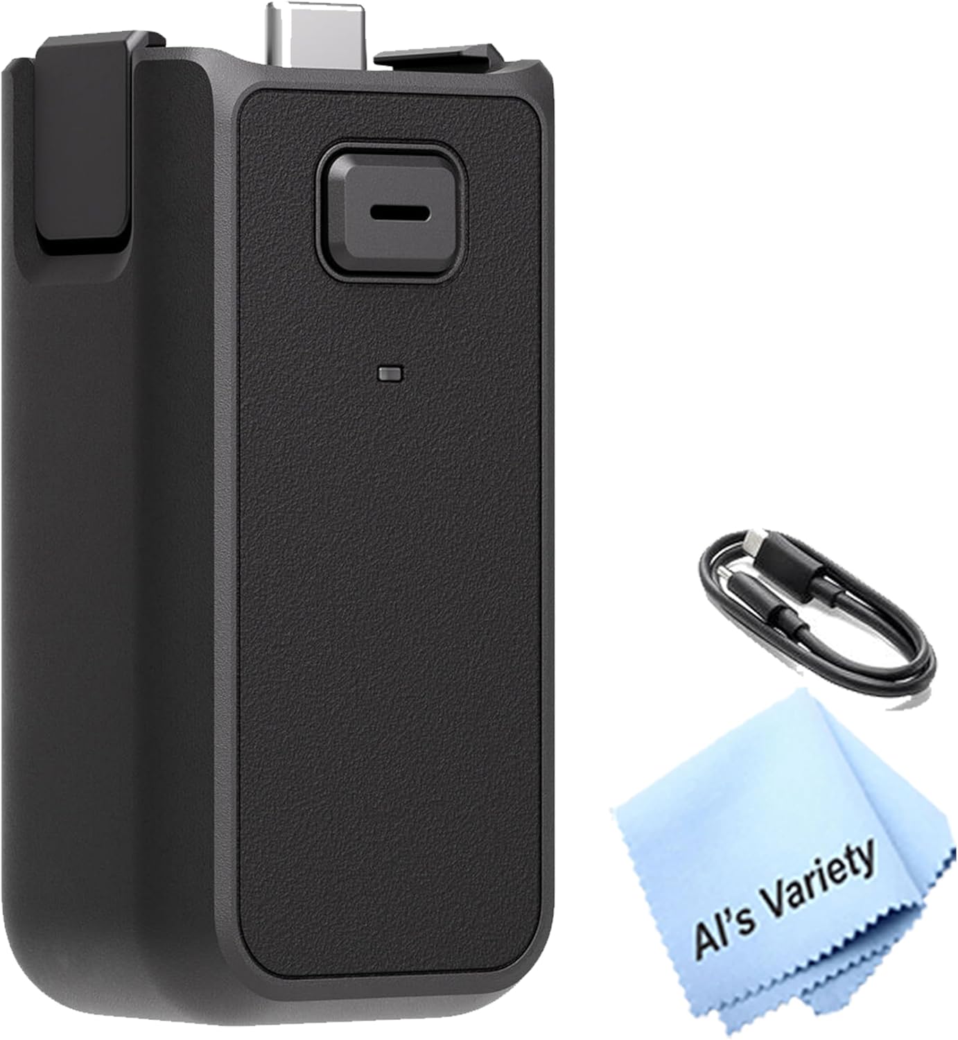 DJI Battery Handle for Osmo Pocket 3, 950mAh Battery, Increases Operating Time by 62%, USB-C Port, 1/4"-20 Mounting Thread, Black, 2.8 x 1.3 x 1.1 Inches, 2.2 Ounces (Bulk Packaging)