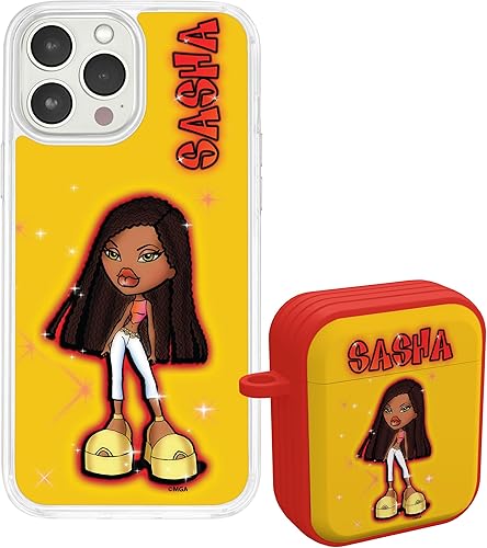 Miniatura 4 de Bratz Passion for Fashion - Funda para teléfono HD y auriculares compatible con iPhone 11 y AirPods Gen 1 y 2 (Yasmin)