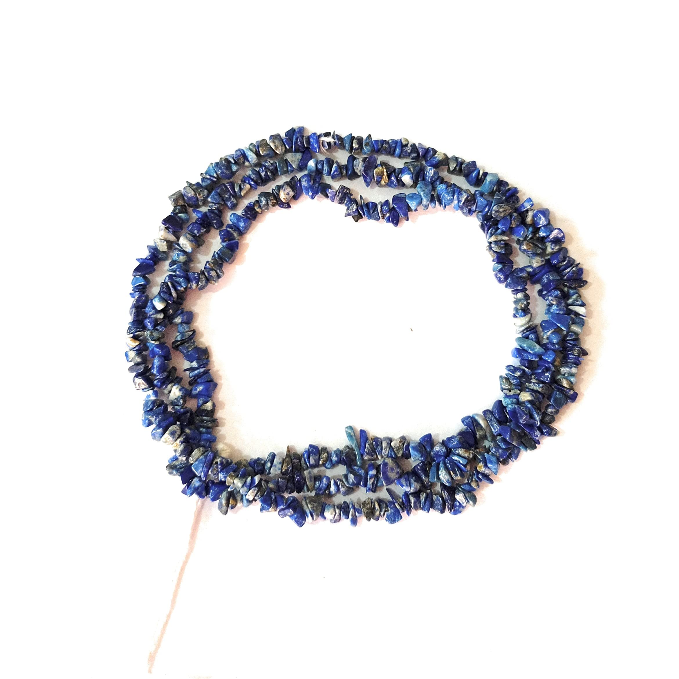 Perles en lapis lazuli naturel minéral brut pour confection collier