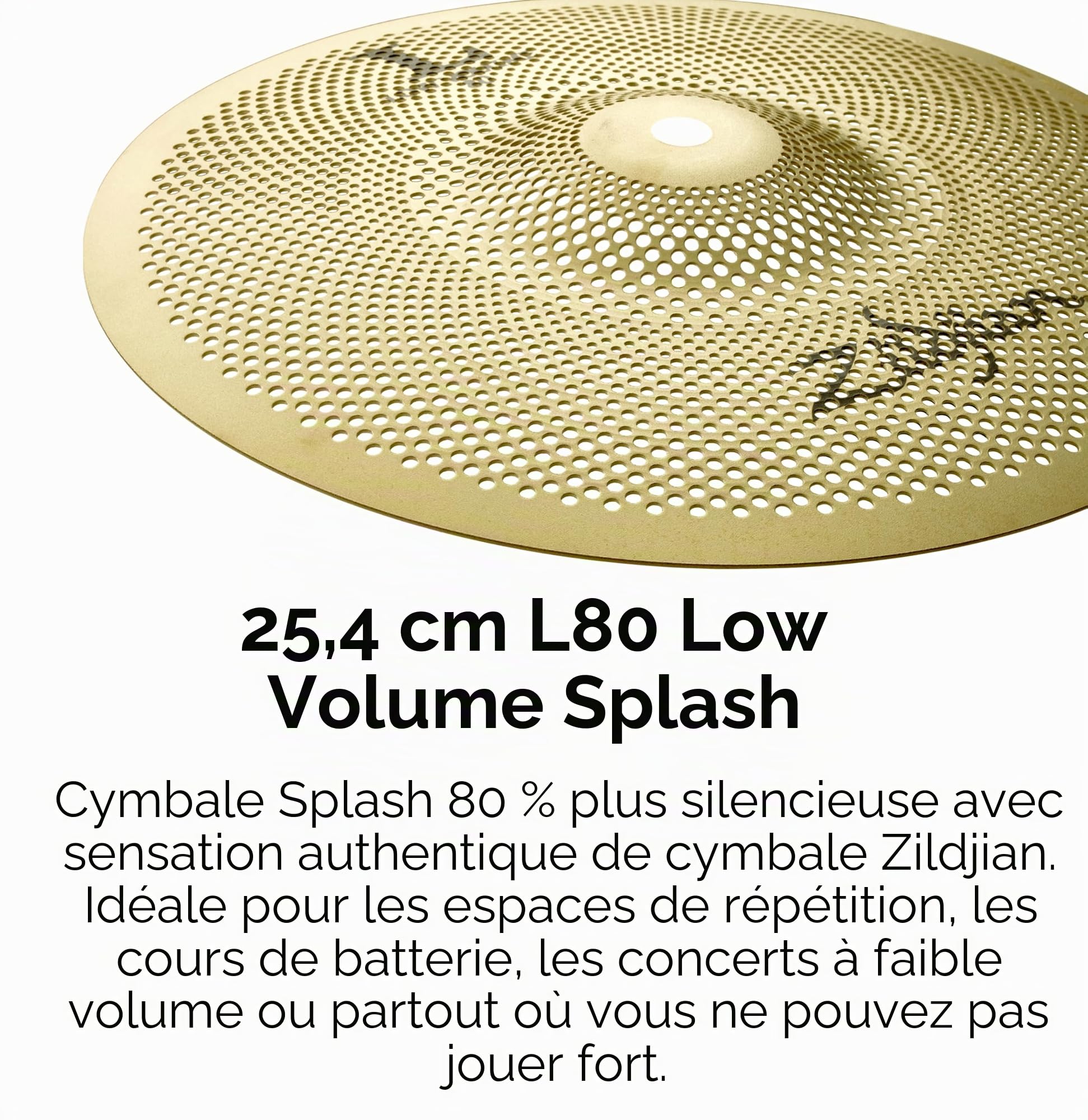 Zildjian L80 Series - Low Volume 10" Splash Cymbal