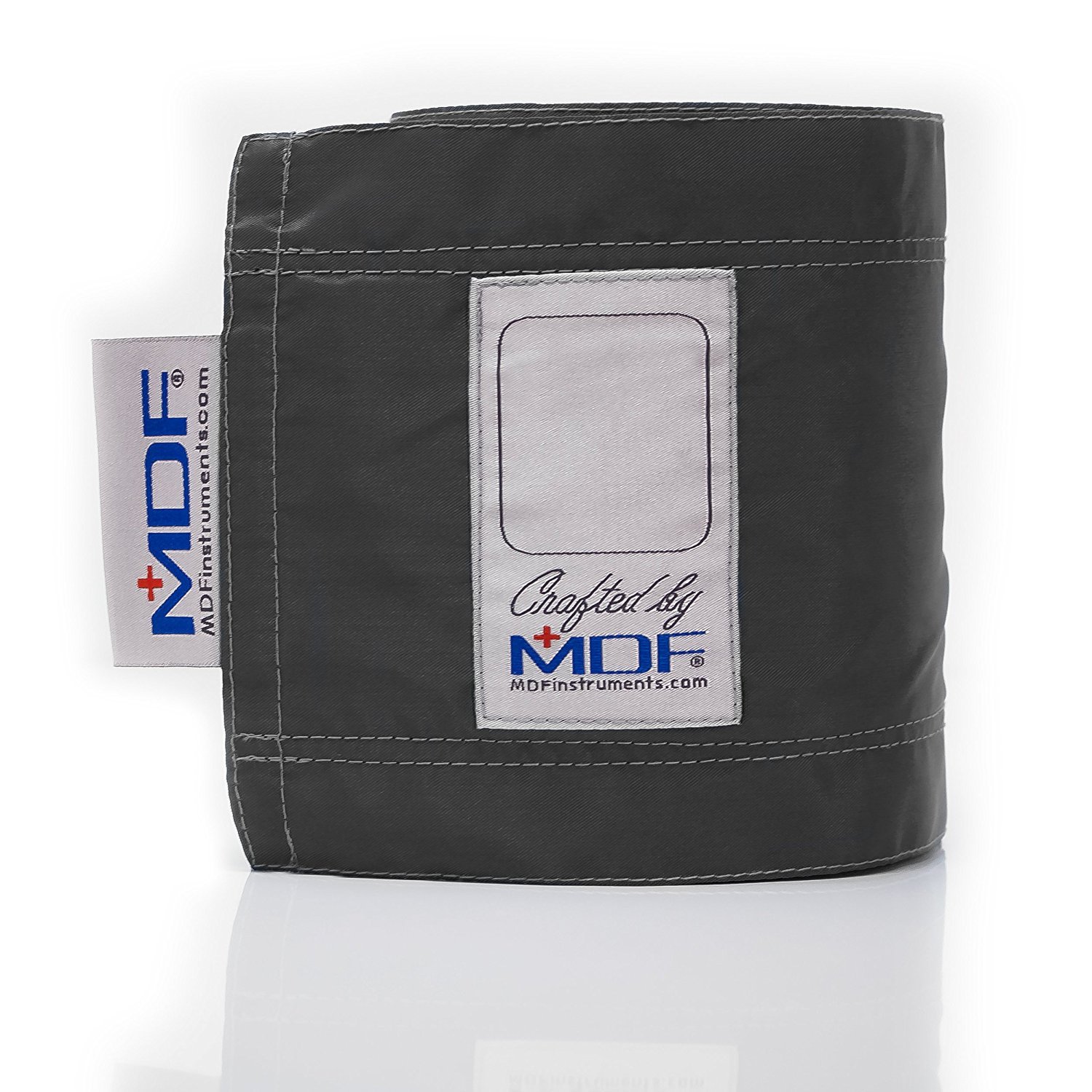 MDF® Bravata® Palm Aneroid sphygmomanometr - profesjonalny pomiar ciśnienia krwi z mankietem o rozmiarze dla dorosłych w zestawie - szary (MDF848XPD-12)