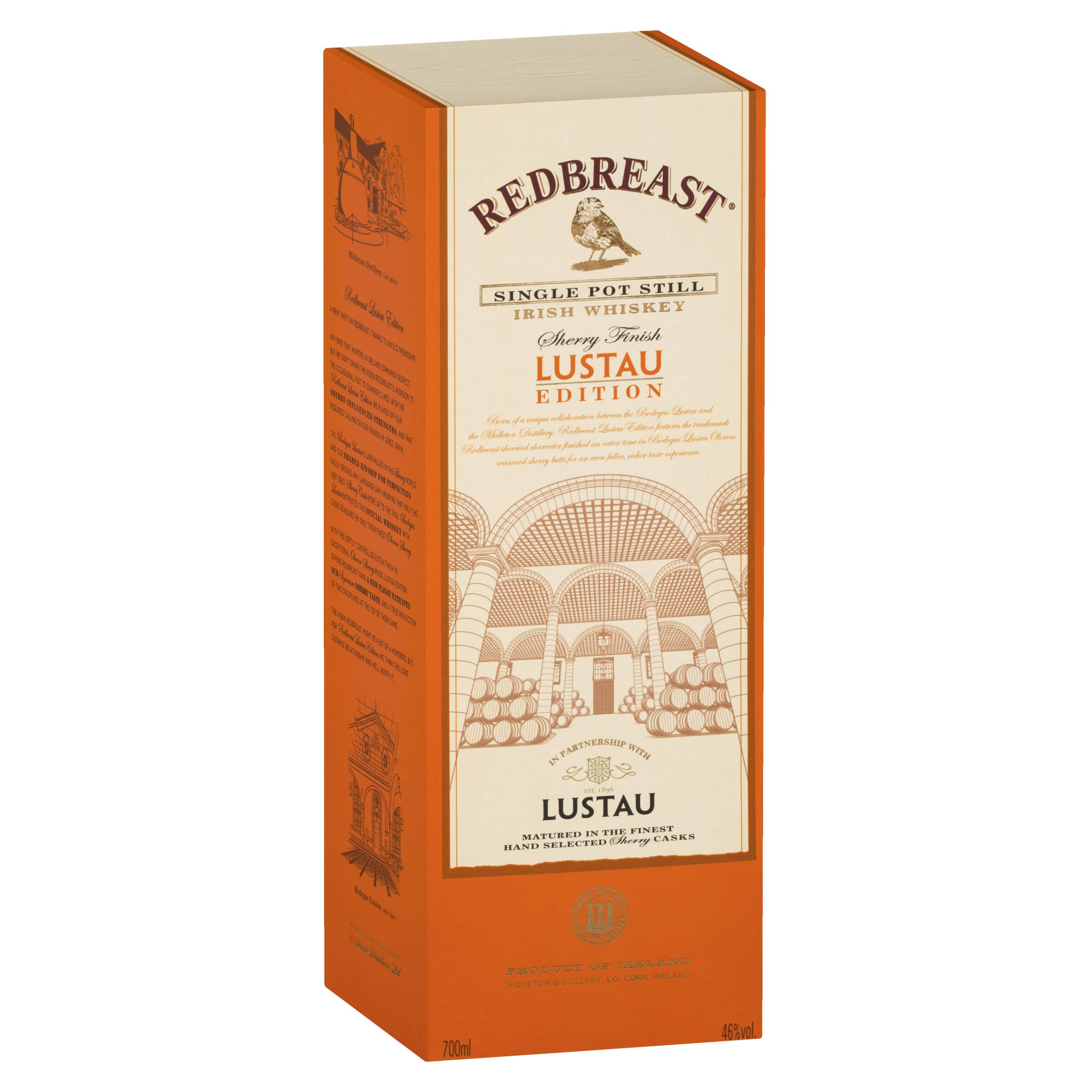 Redbreast Single Pot Still Irish Whiskey LUSTAU EDITION Sherry Finish 46% Vol. 0,7l in Giftbox
