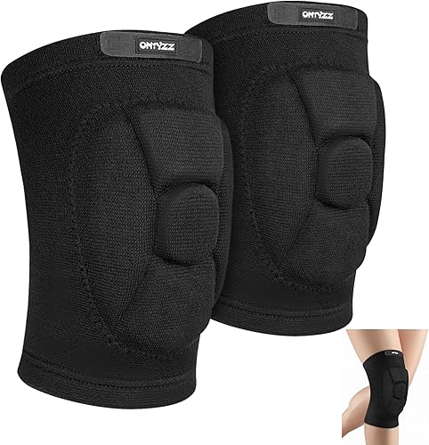 Miniatura 7 de ONTYZZ Rodilleras para niños con acolchado de esponja gruesa, almohadillas de algodón elástico transpirable, rodilleras suaves, protectores