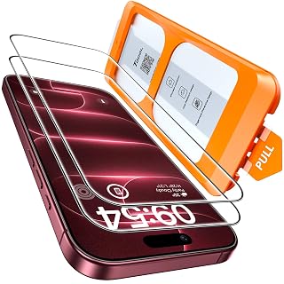 TOCOL für iPhone 18 Pro für Panzerglas 6,3 Zoll, Einfache Montage - Amazon product rated Grade A