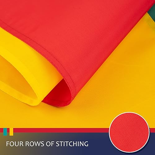 Miniatura 3 de Bandera de Colombia de 3 x 5 pies para exterior, nailon resistente, rayas cosidas, a prueba de decoloración, de larga duración, bandera nacional