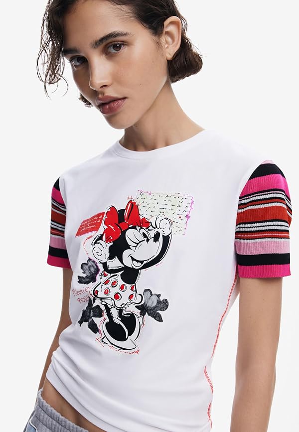Desigual Women's Minnie Mouse™ T-Shirt White by Desigual - Image 5