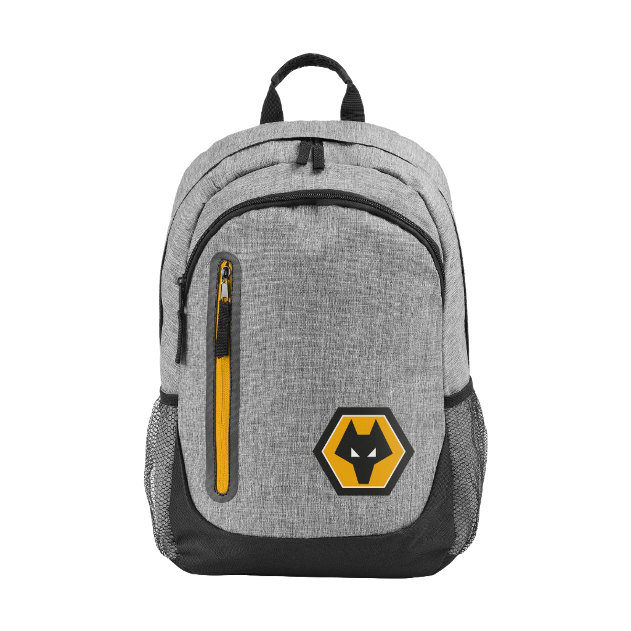 FOCO Officially Licenced Wolverhampton Wanderers FC Football Heather Grey School Work Laptop Backpack