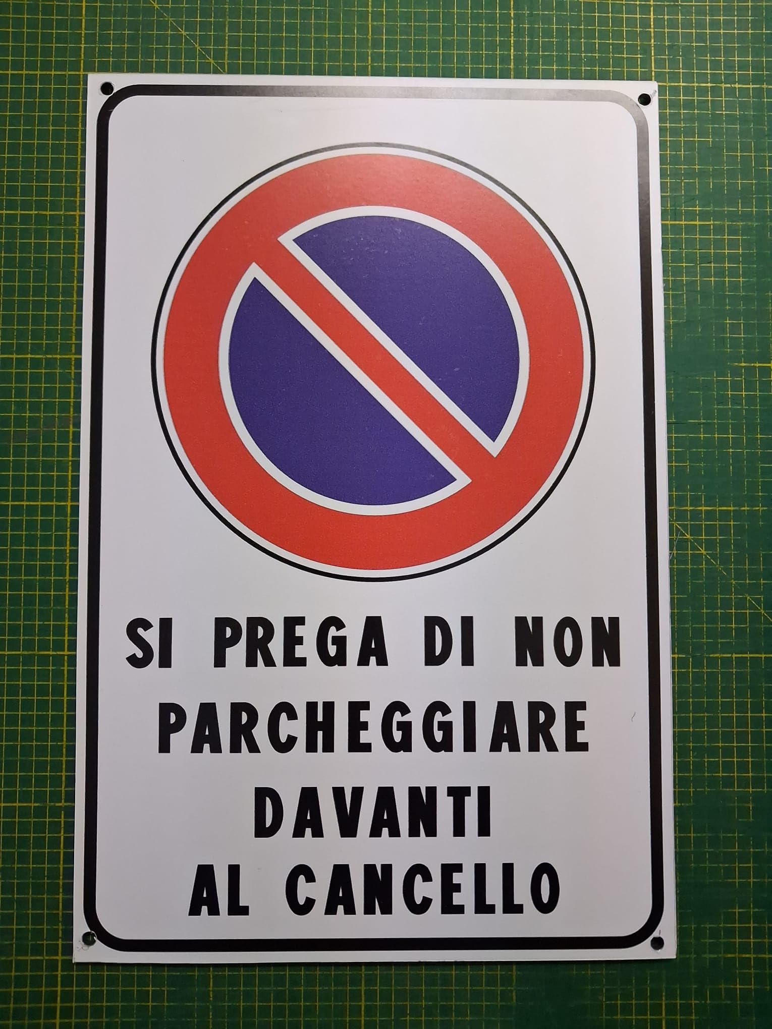 Cartello da parete in alluminio, 20 x 30 cm, per vino e giardino