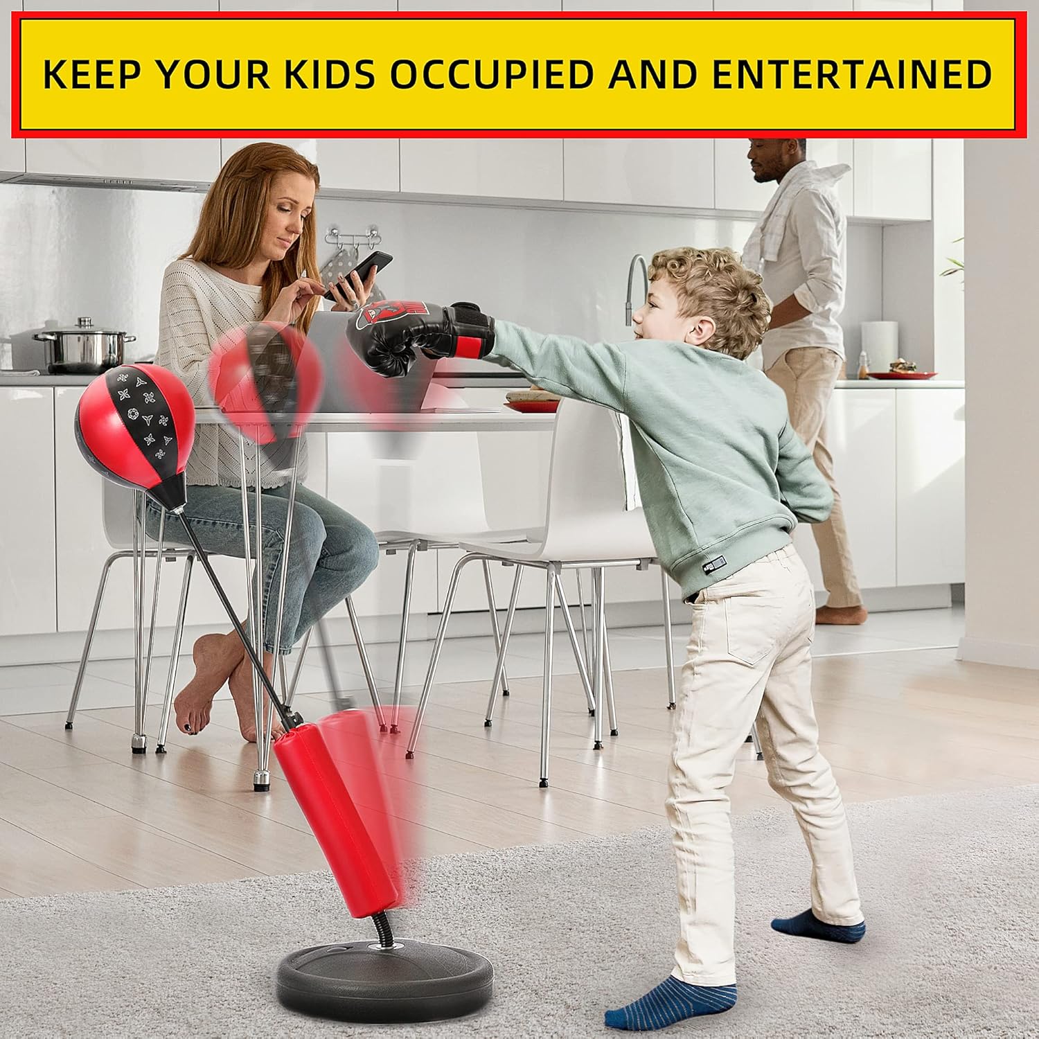 Buy ULTRAFIRST Punching Bag for Kids Boxing Set with Upgraded Boxing