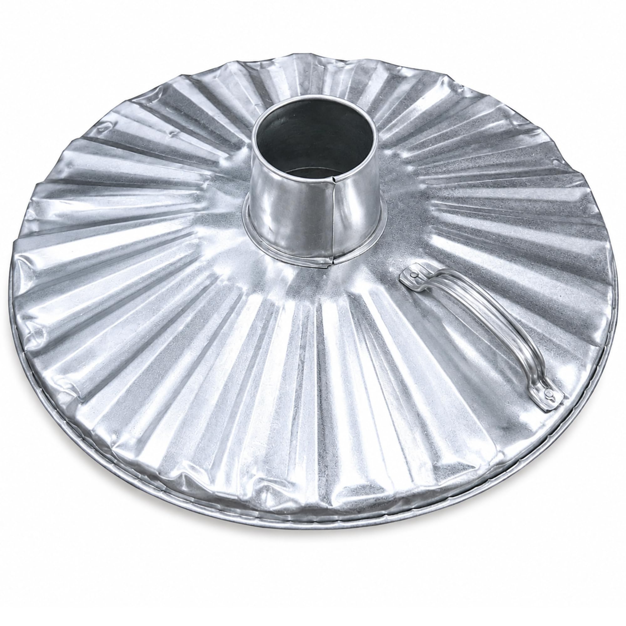 KetoPlastics 18 Inch Metal Incinerator Lid for 90L Galvanised Metal Garden Incinerator Bin – Chimney Vent Lid – Made in UK