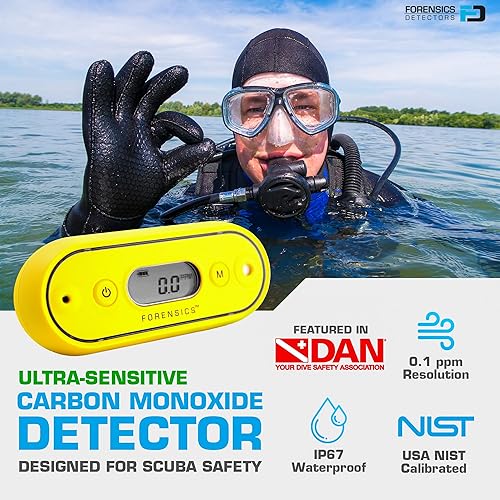Miniatura 3 de Medidor de CO para buceo Resolución sensible de 0.1 ppm Calibración NIST de EE. UU. Buceo, inspectores, calidad del aire Sensor de 3 años