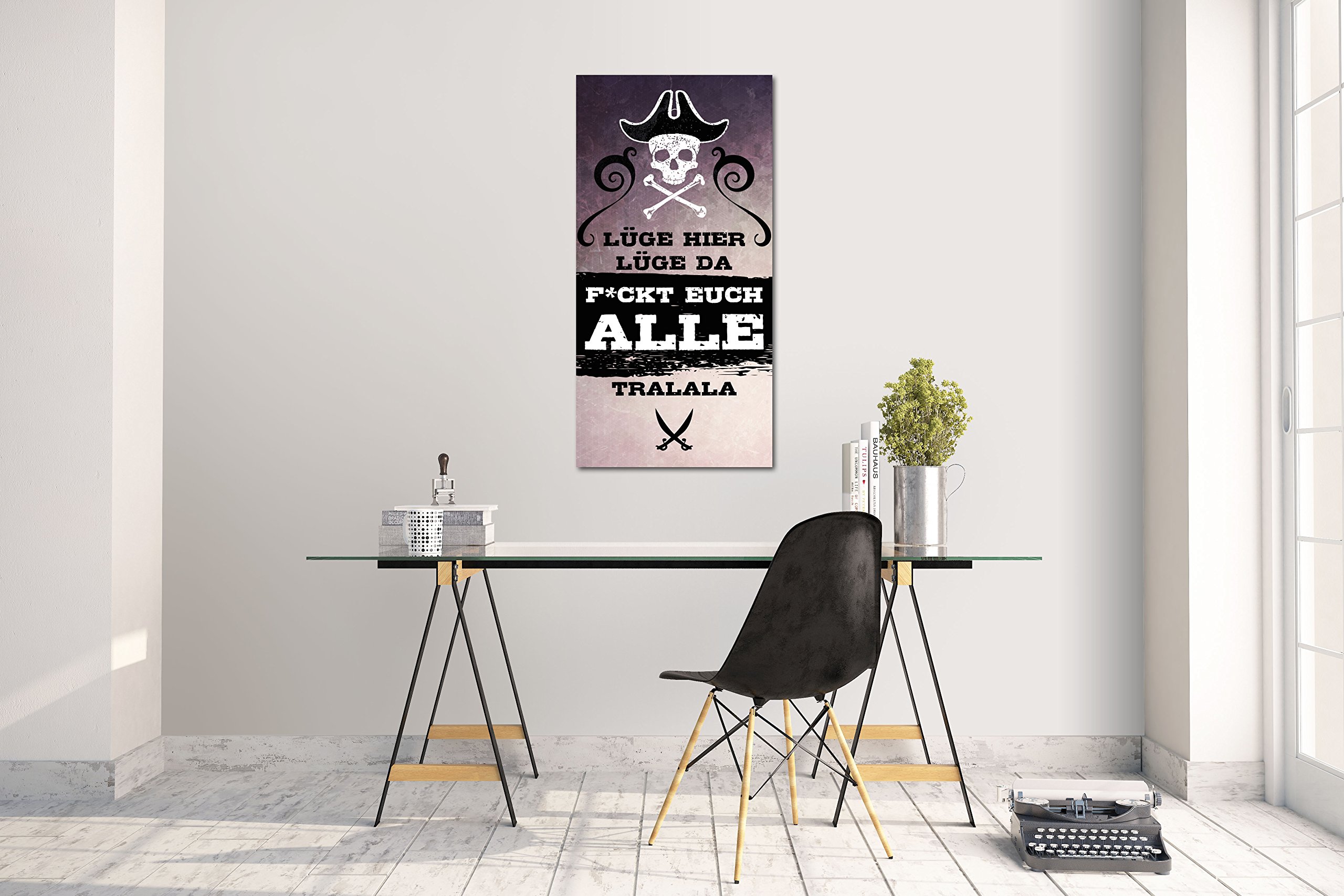 Wandtattoo „EINEN SCHEISS MUSS ICH“ – 60x120 Cm, Selbstklebender Spruch-Aufkleber