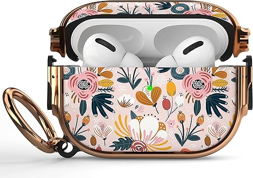 Miniatura 9 de Maxjoy Funda para AirPods Pro de 2ª/1ª generación con cerradura, bonita funda para AirPods Pro 2, funda protectora dura para AirPod Pro para mujeres