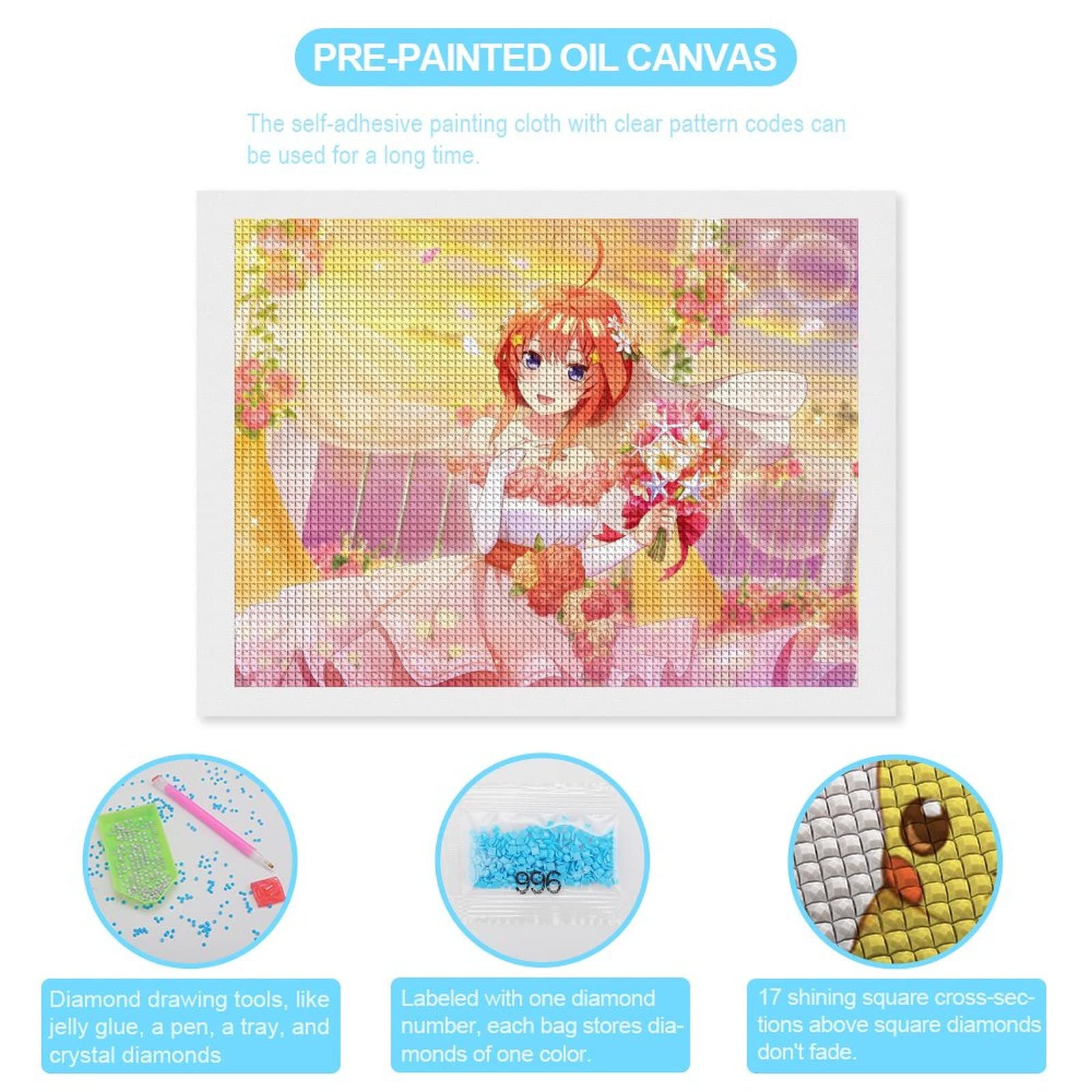 Amazon.co.jp: 五等分の花嫁 中野五月 ダイヤモンドアート セット