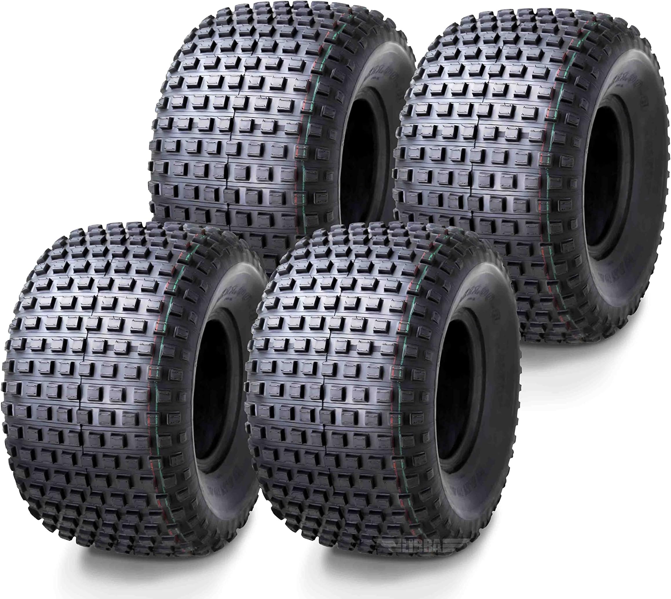WANDA Set of 4 Sport ATV Tires 22x11-8 22x11x8 4PR Knobby 10032