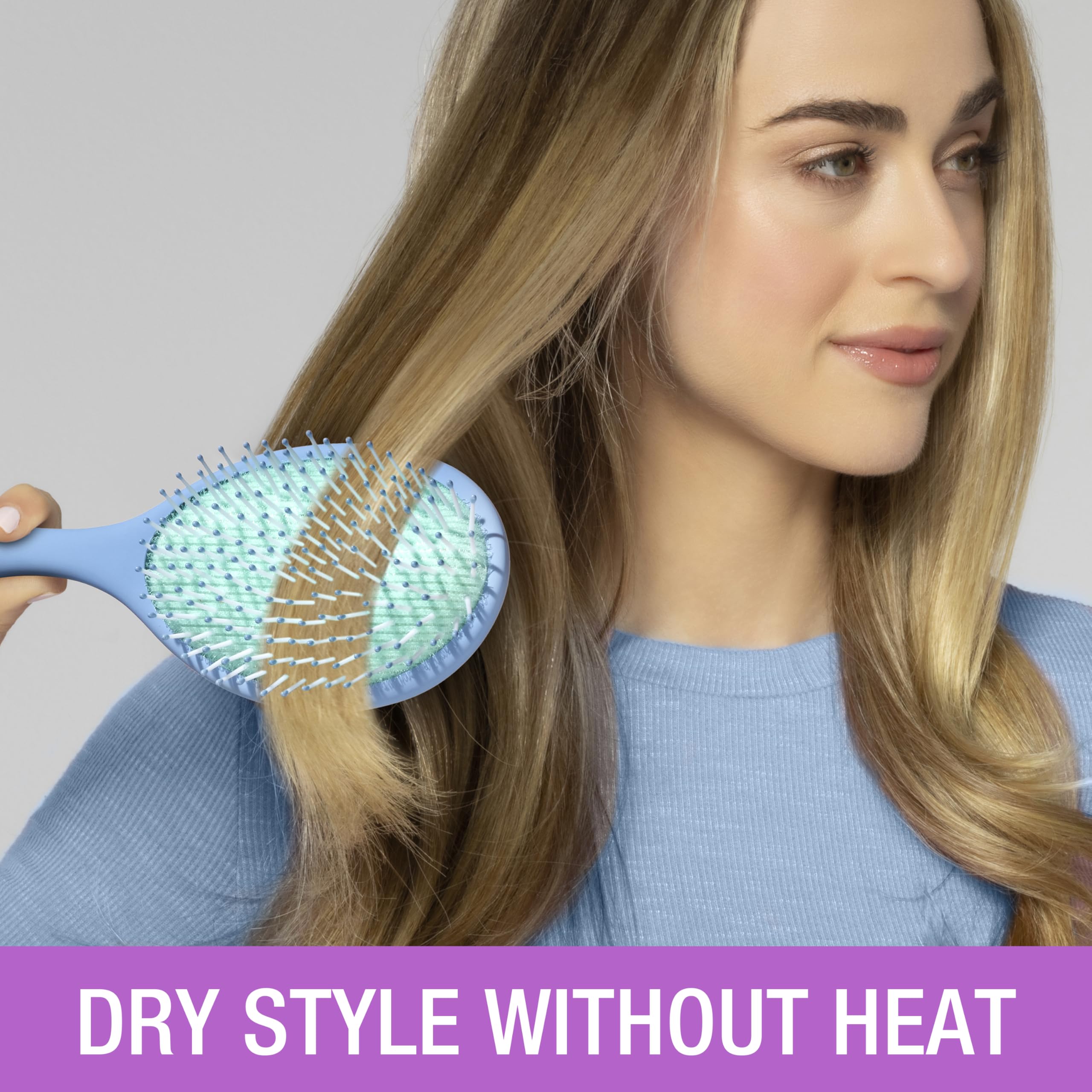 Conair No Frizz Days XL gładka poduszka szczotka do włosów - szczotka do rozczesywania włosów - szczotka do włosów - zmniejsza puszenie się włosów