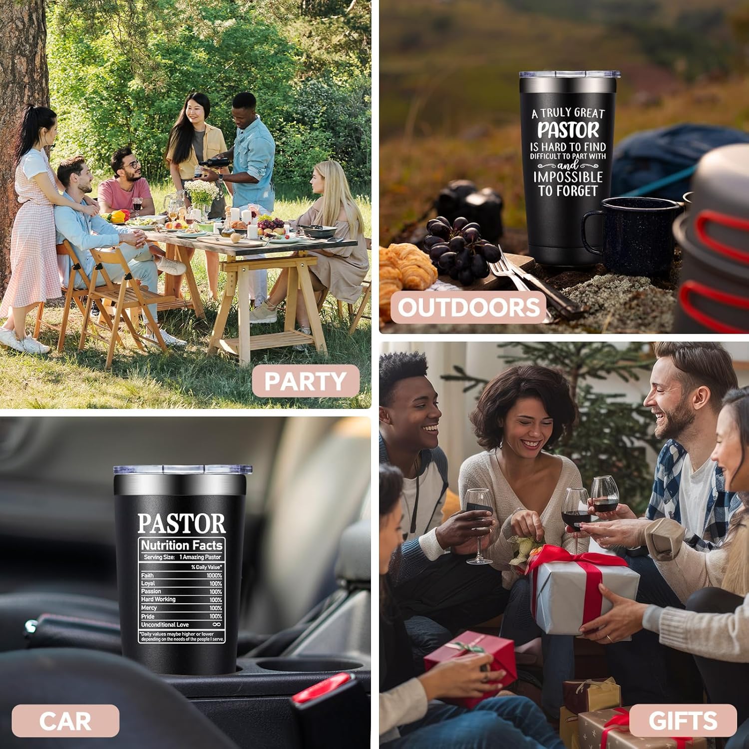 Pastor Gifts for Men - Pastor Christmas Appreciation Gifts - Thank You, Religious, Christian Gift for Pastors - 20oz Tumbler - Image 6