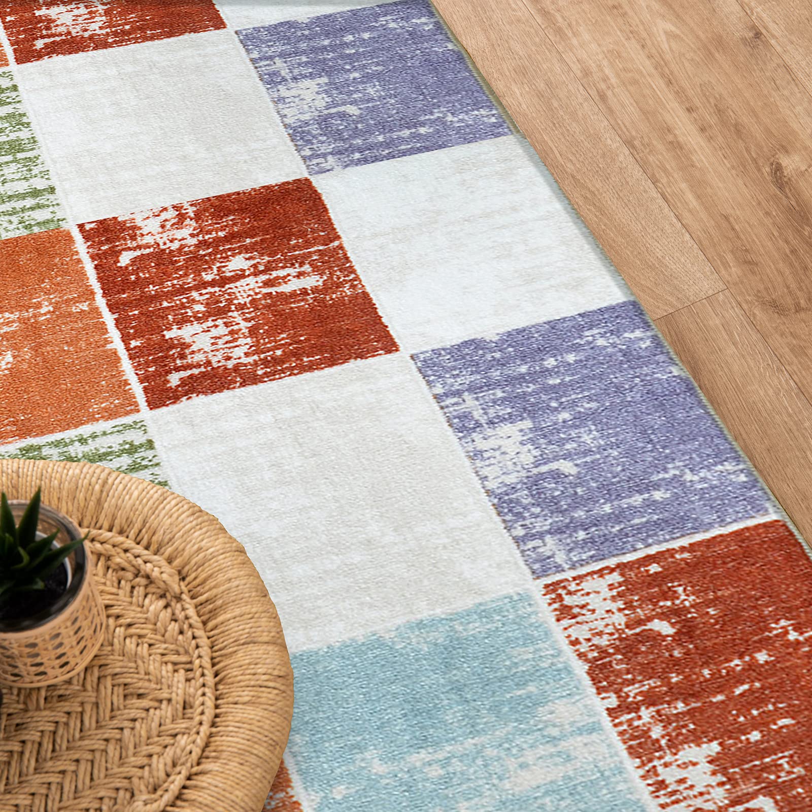 Tapis de sol sur mesure Capera | Tapis de salon moderne pour couloir, cuisine, chambre à coucher | vendu au mètre | Plusieurs tailles | antidérapant, robuste et facile d'entretien (80 x 300 cm)